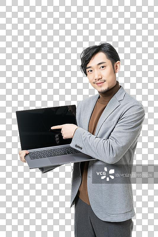 棚拍年轻男子图片素材