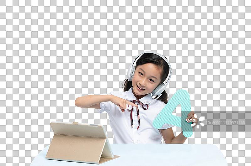 小学生在学习图片素材