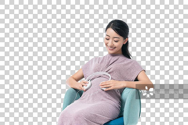 快乐的孕妇图片素材