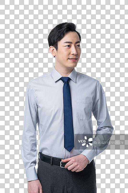 年轻的商务男士肖像图片素材
