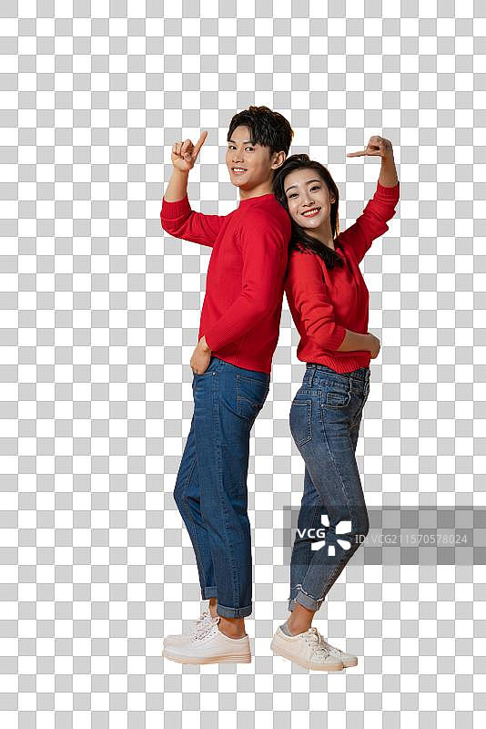 快乐的年轻情侣图片素材