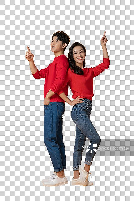 快乐的年轻情侣图片素材