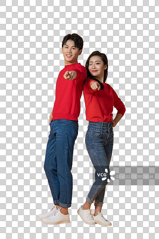 快乐的年轻情侣图片素材