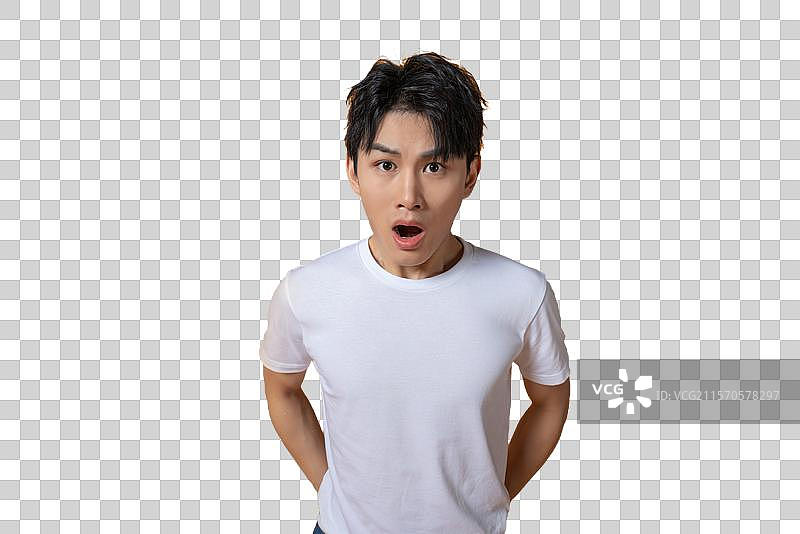 烦恼的年轻男子图片素材