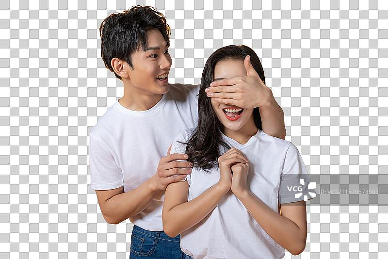 快乐的年轻情侣图片素材