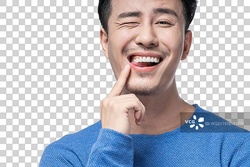 快乐的年轻男子图片素材