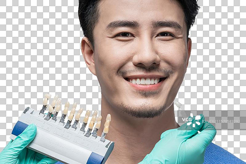 给患者匹配牙齿图片素材