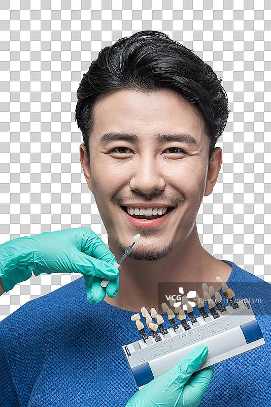 给患者匹配牙齿图片素材
