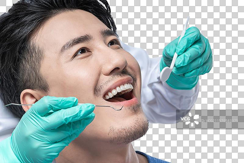 给患者治疗牙齿图片素材