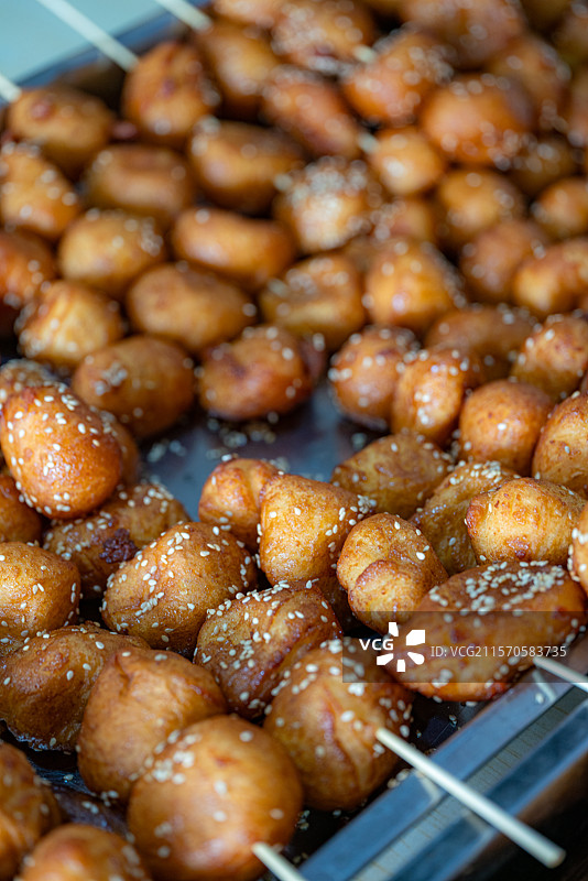 内江 板板桥油炸粑图片素材