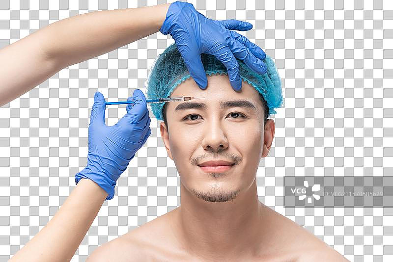 男士美容肖像图片素材