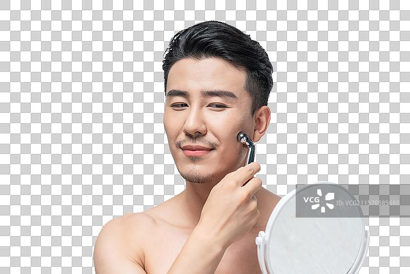 男士美容肖像图片素材