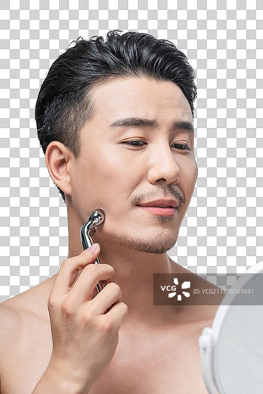 男士美容肖像图片素材