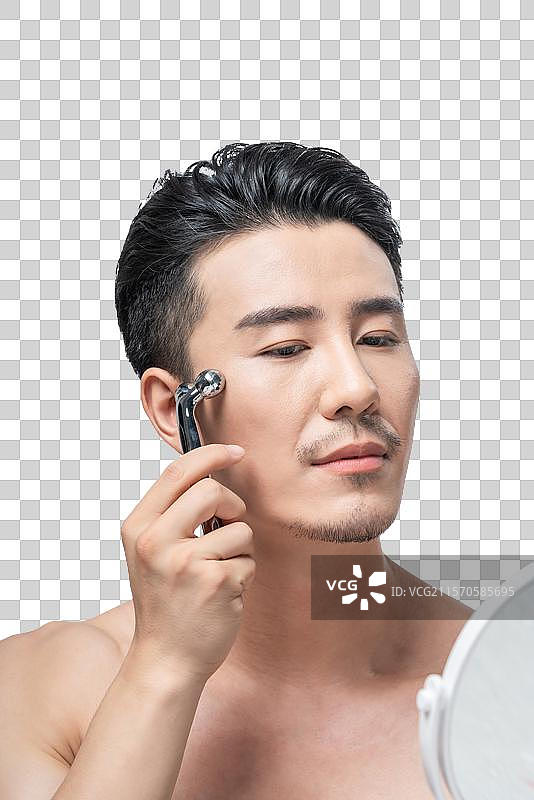 男士美容肖像图片素材