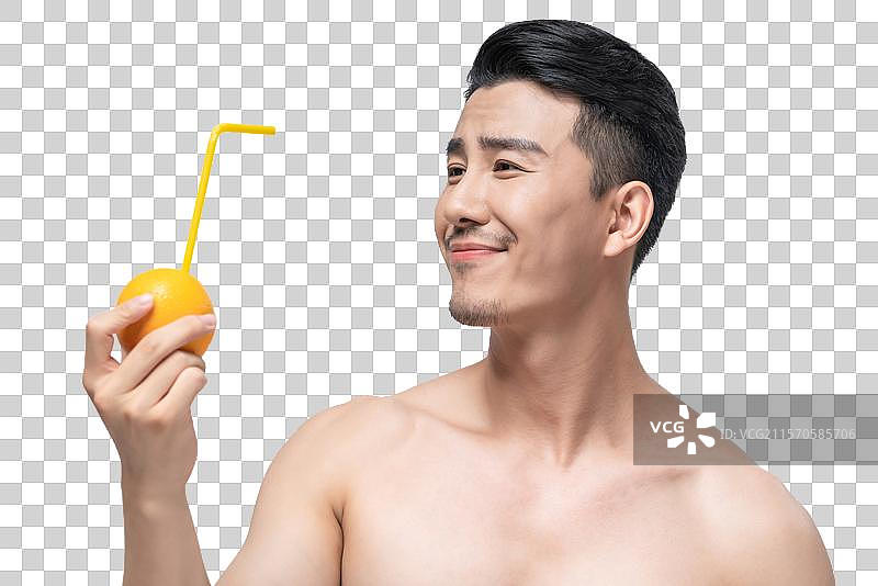 男士美容肖像图片素材