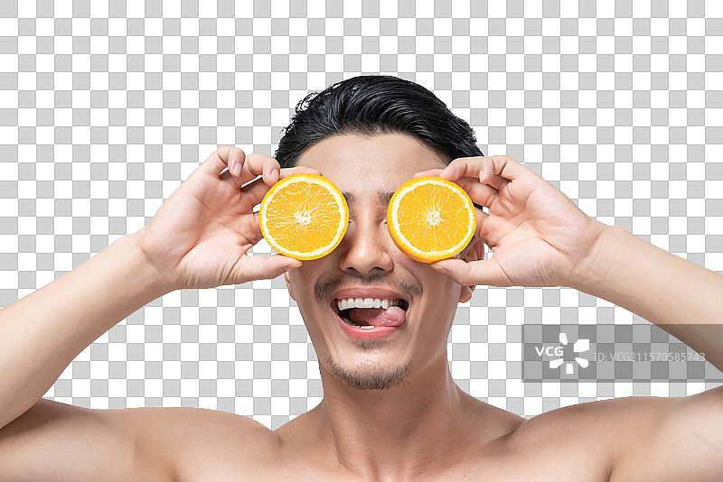 男士美容肖像图片素材