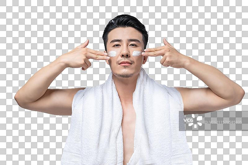 男士美容肖像图片素材