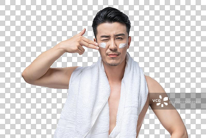 男士美容肖像图片素材