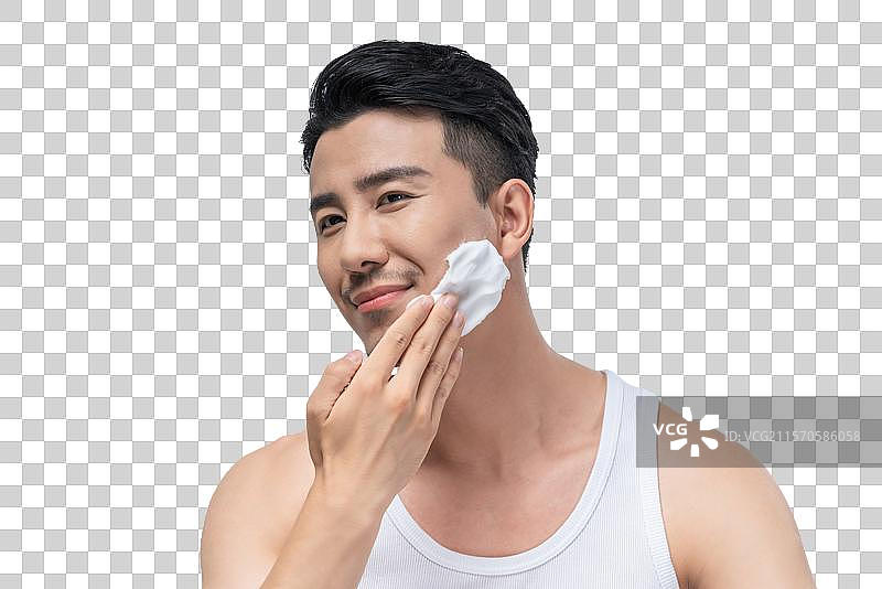 男士美容肖像图片素材