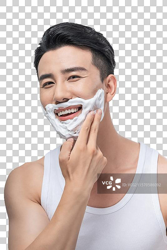 男士美容肖像图片素材