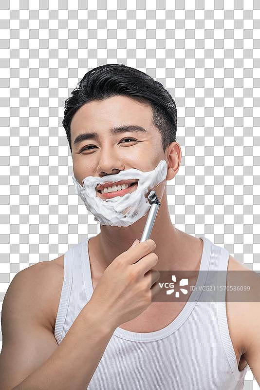 男士美容肖像图片素材