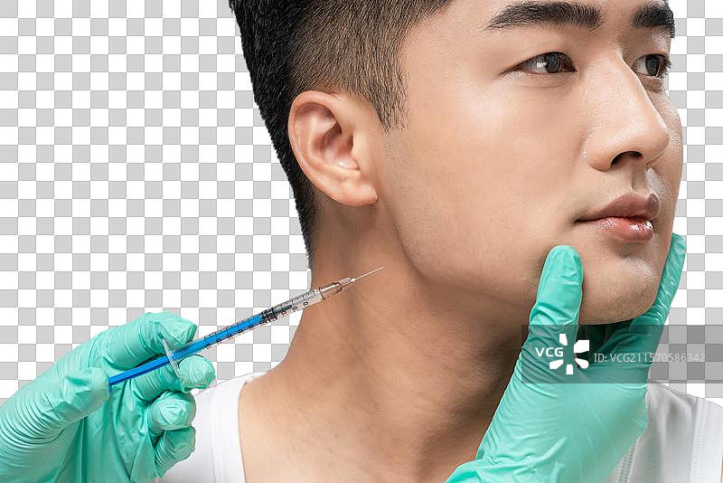 男士医美图片素材