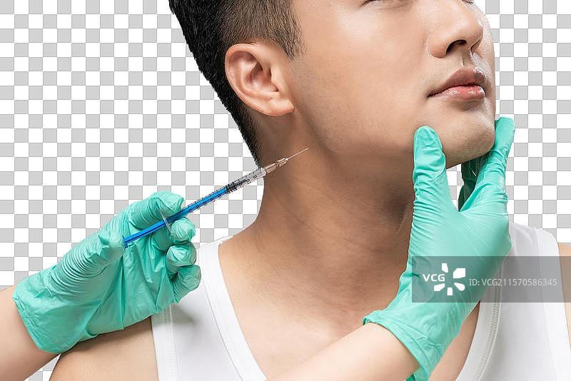 男士医美图片素材