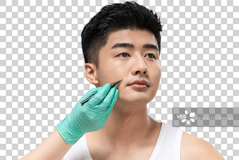 男士医美图片素材