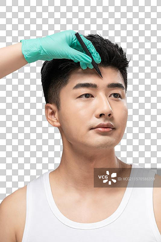 男士医美图片素材