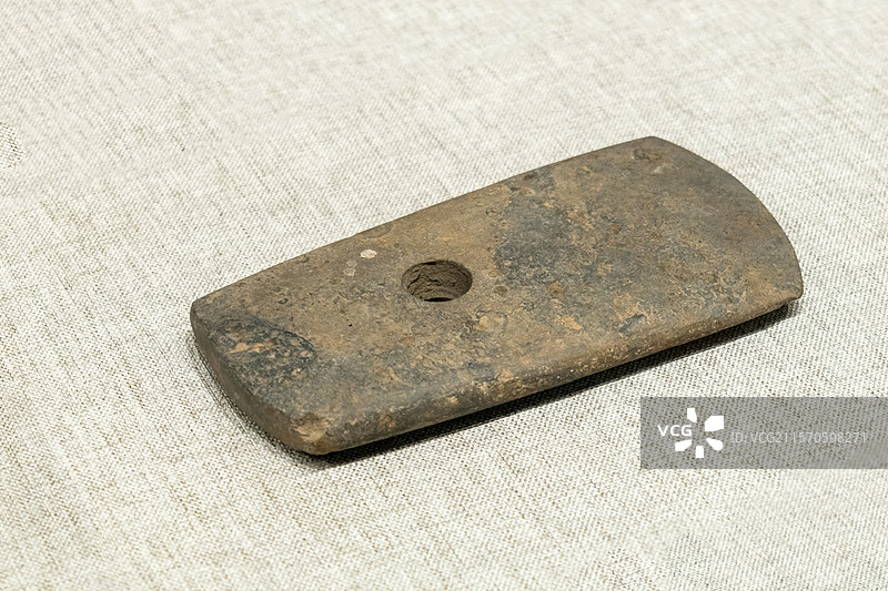 石斧 新石器时代 曲阜尼山水库出土 孔子博物馆藏图片素材