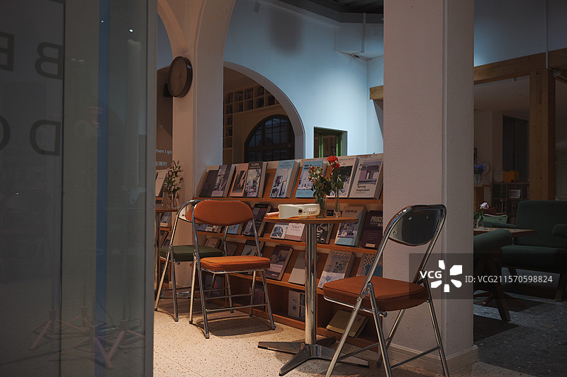 精致咖啡厅空镜头图片素材