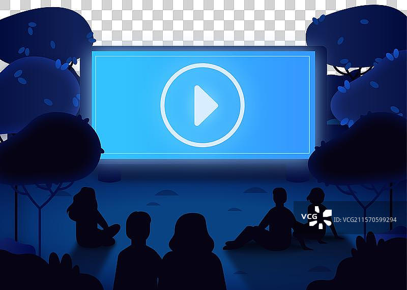 露天电影院图片素材