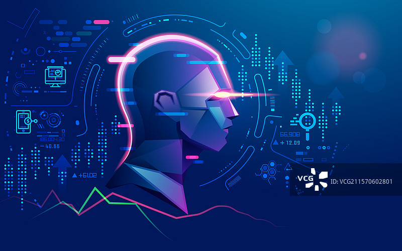 机器人交易图片素材