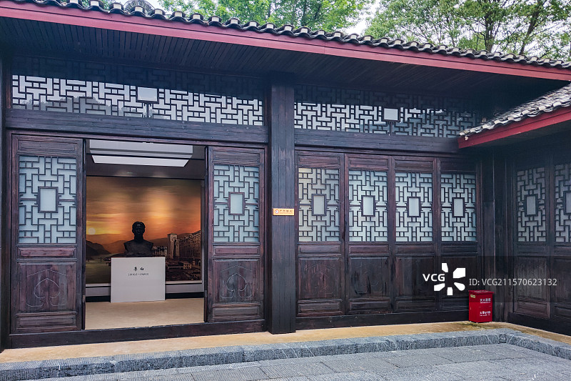 湖南长沙，浏阳张坊李白烈士故居内景图片素材