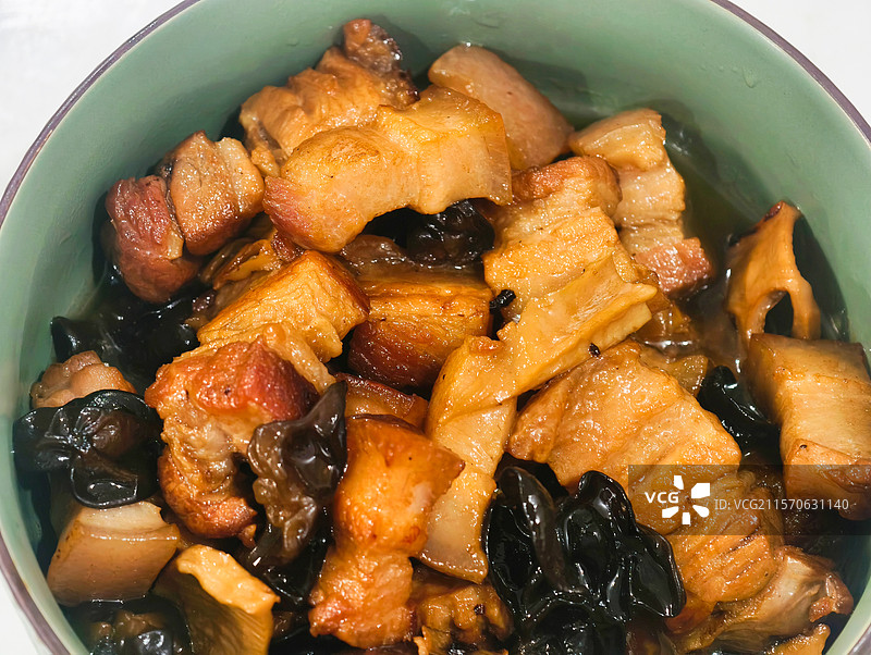 笋干红烧肉图片素材