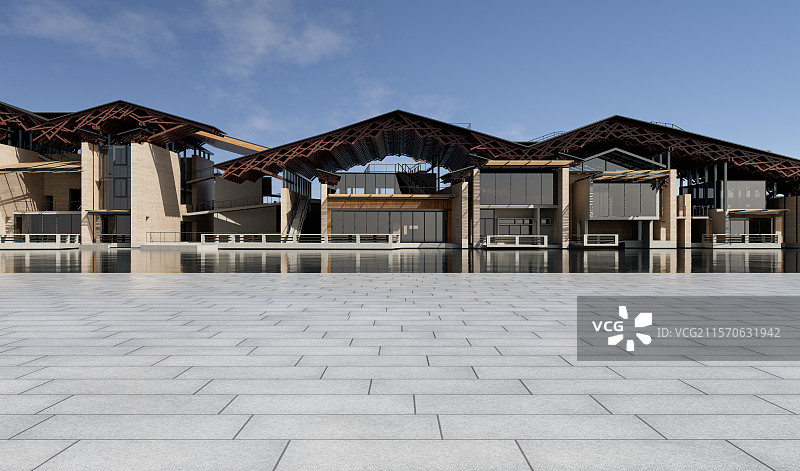 现代抽象_建筑空间_城市广场图片素材