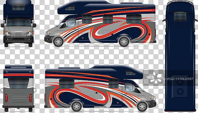 房车模板车辆品牌展示效果图图片素材