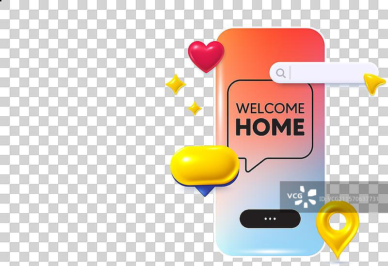 欢迎回家标签 家庭邀请 提供 社交图片素材