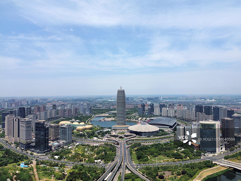 郑州 中原地标 CBD 大玉米 会展中心 绿地中心千玺广场图片素材