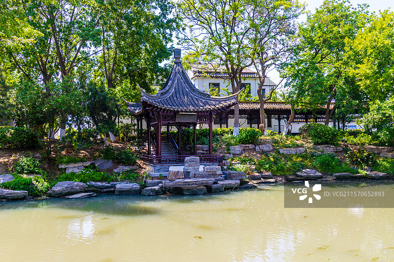 高邮盂城驿景区运粮码头风光图片素材