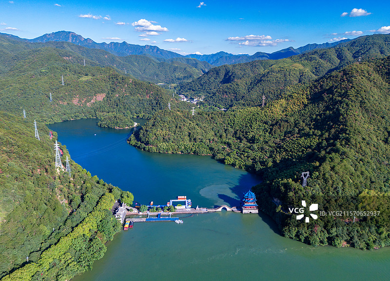 杭州市桐庐县富春江小三峡风光图片素材