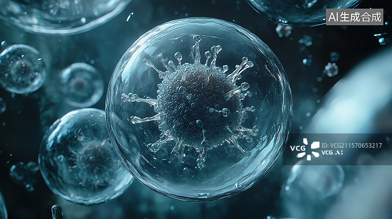 【AI数字艺术】病毒图片素材
