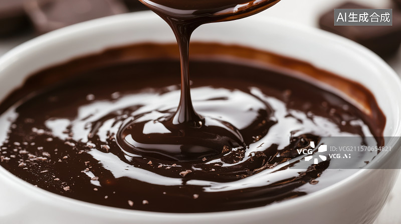 【AI数字艺术】巧克力牛奶冰淇淋夏天清凉甜品美食图片素材