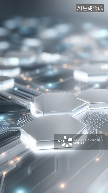 【AI数字艺术】科技光线背景，大数据互联网科技图片素材