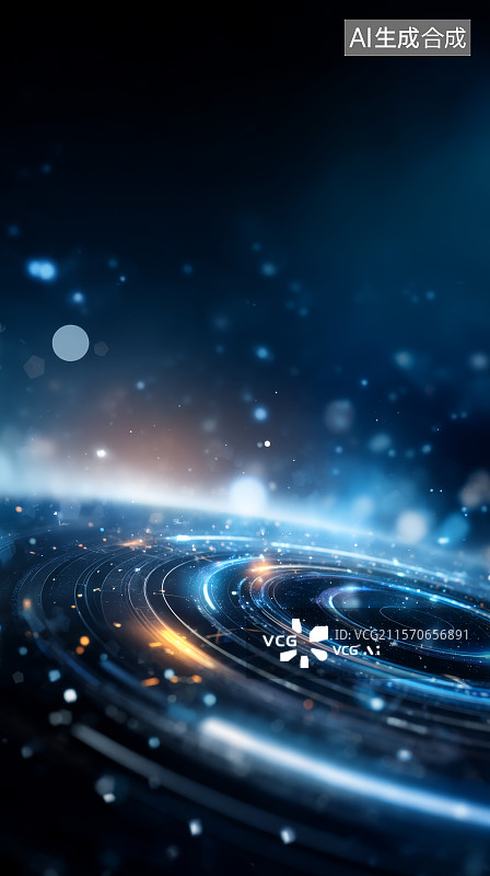 【AI数字艺术】科技光线背景，大数据互联网科技图片素材