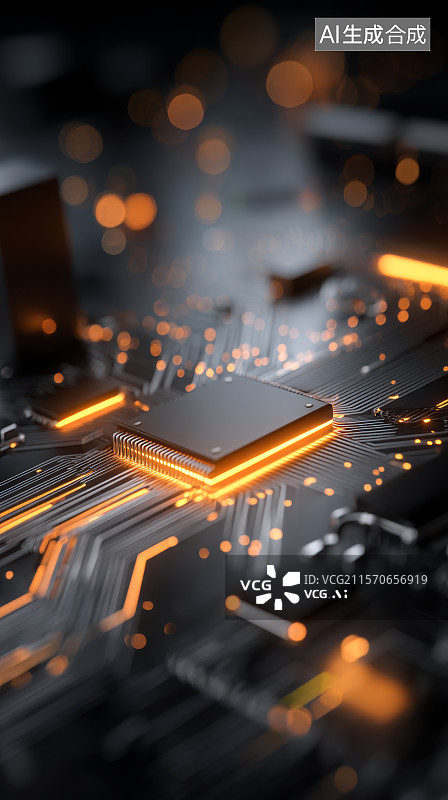 【AI数字艺术】科技光线背景，大数据互联网科技图片素材