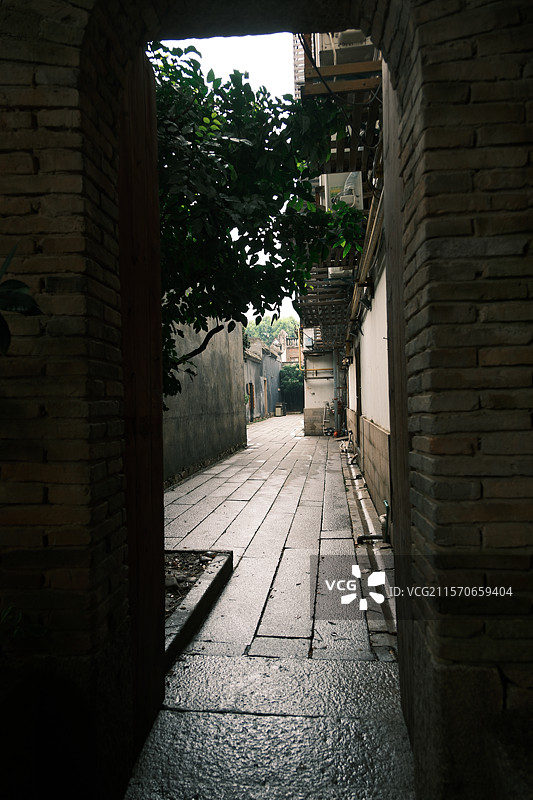 福州三坊七巷的巷子图片素材