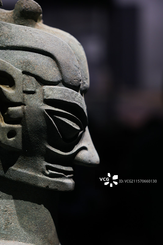 三星堆青铜人图片素材