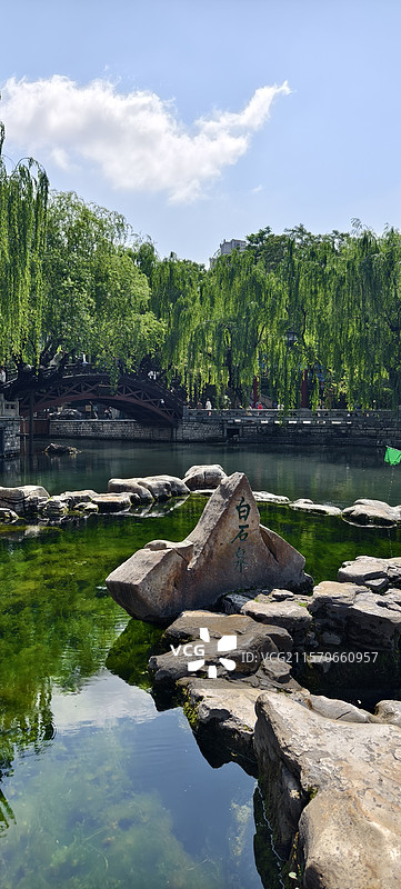 济南白石泉图片素材