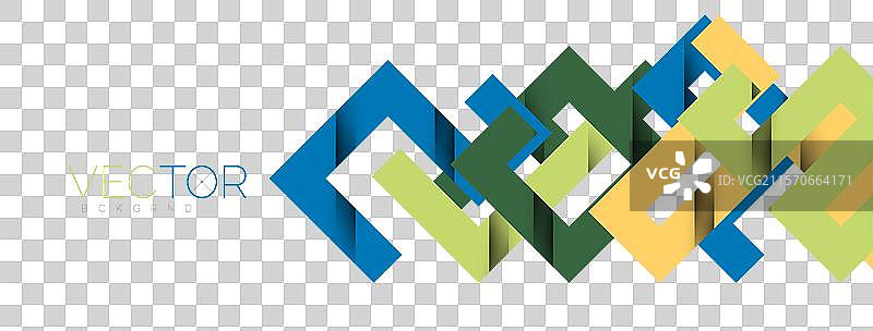 带阴影纹理效果的彩色弯曲线条图片素材